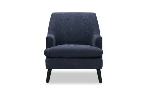 Linda Accent Chair, Beach Midnight Blue, by Lounge Lovers by Lounge Lovers, a Chairs for sale on Style Sourcebook