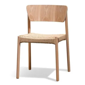 Ex Display - Filiberto Rope Seat Dining Chair - Natural by Interior Secrets - AfterPay Available by Interior Secrets, a Dining Chairs for sale on Style Sourcebook