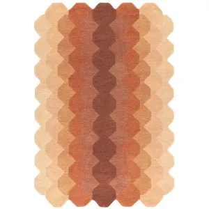 Asiatic Hive Rust by Asiatic, a Contemporary Rugs for sale on Style Sourcebook