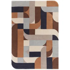 Asiatic Klotski Terracotta by Asiatic, a Contemporary Rugs for sale on Style Sourcebook