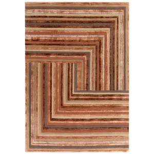 Asiatic Network Terracotta by Asiatic, a Contemporary Rugs for sale on Style Sourcebook