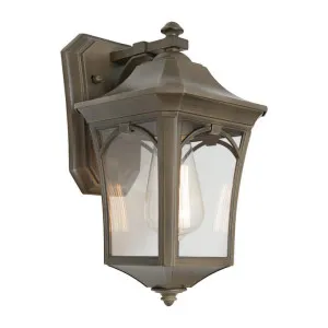 Burston IP44 Exterior Wall Lantern, Small, Old Bronze by Cougar Lighting, a Outdoor Lighting for sale on Style Sourcebook