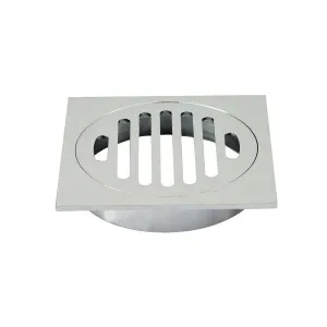 Arial Grate 100x100x20 Short Tail Chrome by BAD UND KUCHE, a Shower Grates & Drains for sale on Style Sourcebook