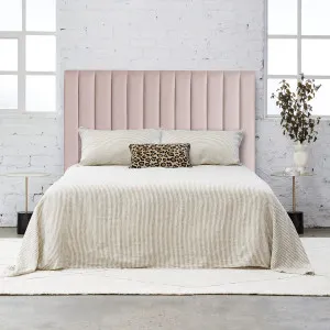 Renee Bed Head - Petal Pink - King by Darcy & Duke, a Bed Heads for sale on Style Sourcebook