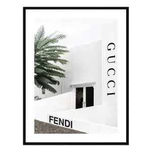 Fashion Walk Framed Print in 61 x 84cm by OzDesignFurniture, a Prints for sale on Style Sourcebook