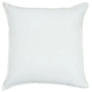 Banse Linen Cushion White - 50cm x 50cm by James Lane, a Cushions, Decorative Pillows for sale on Style Sourcebook