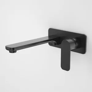 Caroma Luna Lead Free Wall Basin/Bath Mixer Black by Caroma, a Bathroom Taps & Mixers for sale on Style Sourcebook