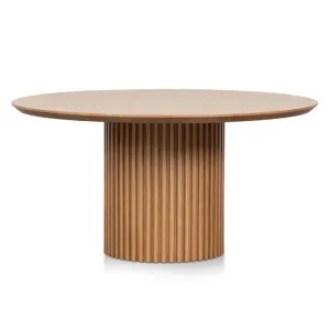 Ex Display - Marty 1.5m Wooden Round Dining Table - Natural by Interior Secrets - AfterPay Available by Interior Secrets, a Dining Tables for sale on Style Sourcebook