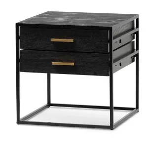 Ex Display - Solomon Side Table - Full Black by Interior Secrets - AfterPay Available by Interior Secrets, a Side Table for sale on Style Sourcebook