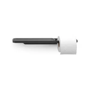 Brabantia Mindset Toilet Roll Holder with Shelf, Mineral Infinite Grey by Brabantia, a Bathroom Accessories for sale on Style Sourcebook
