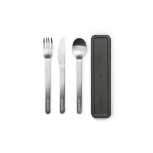 Brabantia Make & Take Cutlery Set, Dark Grey by Brabantia, a Cutlery for sale on Style Sourcebook