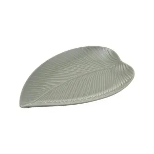Mason Cash In The Forest Stoneware Leaf Platter, Small, Grey by Mason Cash, a Plates for sale on Style Sourcebook