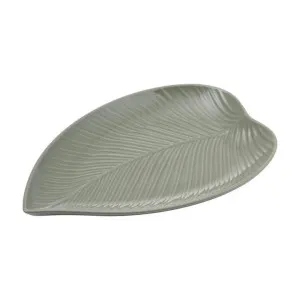 Mason Cash In The Forest Stoneware Leaf Platter, Large, Grey by Mason Cash, a Plates for sale on Style Sourcebook