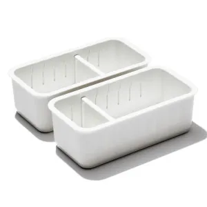 OXO Good Grips 2 Piece Adjustable Drawer Bin Set by OXO, a Utensils & Gadgets for sale on Style Sourcebook