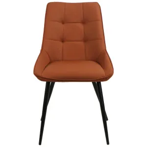 Luigi Faux Leather Dining Chair, Tan by Viterbo Modern Furniture, a Dining Chairs for sale on Style Sourcebook