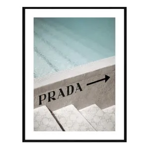 Prada With Arrow Framed Print in 95 x 133cm by OzDesignFurniture, a Prints for sale on Style Sourcebook