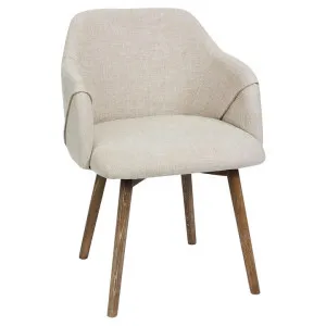 Sloane Somerset Fabric Carver Dining Chair by Canvas Sasson, a Dining Chairs for sale on Style Sourcebook
