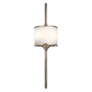 Mona IP44 Metal & Glass Wall Light, Large, Classic Pewter by Elstead Lighting, a Wall Lighting for sale on Style Sourcebook