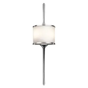 Mona IP44 Metal & Glass Wall Light, Large, Polished Chrome by Elstead Lighting, a Wall Lighting for sale on Style Sourcebook