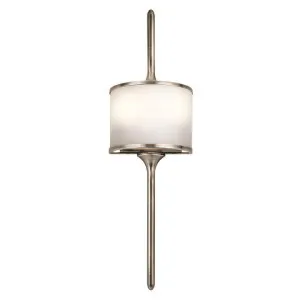 Mona IP44 Metal & Glass  Wall Light, Small, Classic Pewter by Elstead Lighting, a Wall Lighting for sale on Style Sourcebook