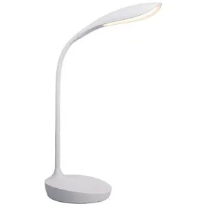 Lennox LED Touch Desk Lamp with USB Port, White by Mercator, a Desk Lamps for sale on Style Sourcebook