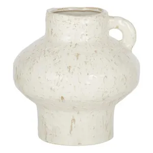 Tangier Urn Vase Small 22.5x22.5cm in Natural by OzDesignFurniture, a Vases & Jars for sale on Style Sourcebook
