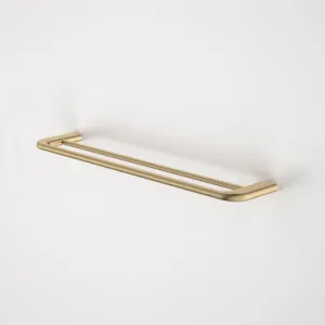 Contura II 620mm Double Towel Rail â | Made From Metal/Brushed Brass By Caroma by Caroma, a Towel Rails for sale on Style Sourcebook