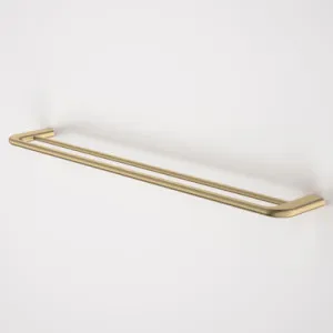 Contura II 820mm Double Towel Rail • | Made From Metal/Brushed Brass By Caroma by Caroma, a Towel Rails for sale on Style Sourcebook