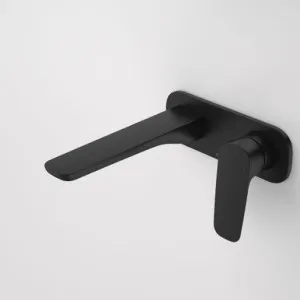 Contura II Wall Basin/Bath Mixer 180mm | Made From Brass In Matte Black By Caroma by Caroma, a Bathroom Taps & Mixers for sale on Style Sourcebook