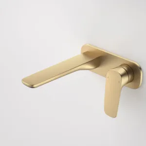 Contura II Wall Basin/Bath Mixer 180mm - Brushed | Made From Brass/Brushed Brass By Caroma by Caroma, a Bathroom Taps & Mixers for sale on Style Sourcebook