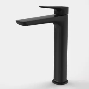 Contura II Tower Basin Mixer | Made From Brass In Matte Black By Caroma by Caroma, a Bathroom Taps & Mixers for sale on Style Sourcebook