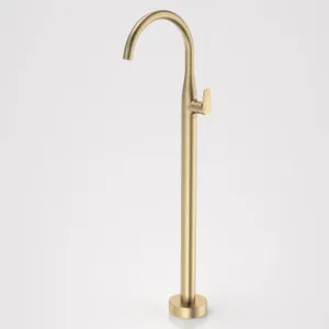Contura II Freestanding Bath Filler | Made From Brushed Brass By Caroma by Caroma, a Bathroom Taps & Mixers for sale on Style Sourcebook