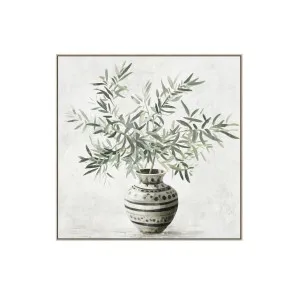 Olive Tree in a Vase Wall Art Canvas 80cm x 80cm by Luxe Mirrors, a Artwork & Wall Decor for sale on Style Sourcebook