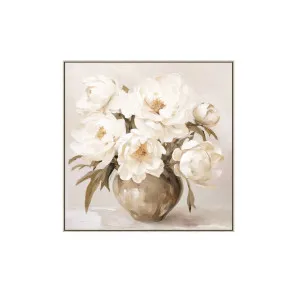 Flower in a Vase Wall Art Canvas B 80cm x 80cm by Luxe Mirrors, a Artwork & Wall Decor for sale on Style Sourcebook