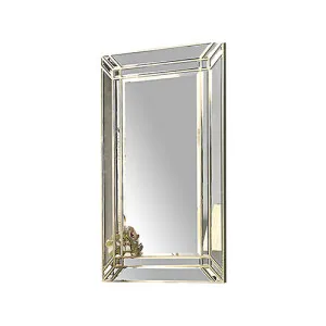 Antique Rectangular Wall Mirror 75cm x 120cm by Luxe Mirrors, a Mirrors for sale on Style Sourcebook