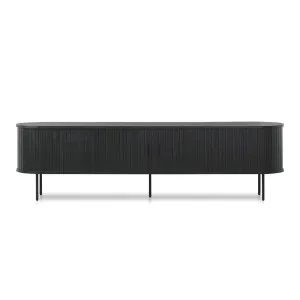 Brooke TV Entertainment Unit 2m - Black by Calibre Furniture, a Entertainment Units & TV Stands for sale on Style Sourcebook