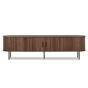 Brooke TV Entertainment Unit 2m - Walnut by Calibre Furniture, a Entertainment Units & TV Stands for sale on Style Sourcebook