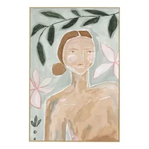 Feminine Muse 1 Box Framed Canvas in 52 x 77cm by OzDesignFurniture, a Painted Canvases for sale on Style Sourcebook