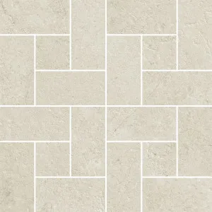 OmniStone Windmill Beige Silk Mosaic Tile by Beaumont Tiles, a Mosaic Tiles for sale on Style Sourcebook