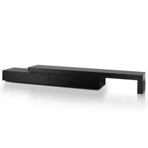 Ex Display - Katherine Extendable TV Entertainment Unit - Black Oak by Interior Secrets - AfterPay Available by Interior Secrets, a Entertainment Units & TV Stands for sale on Style Sourcebook