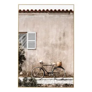 Summer Bicycle Box Framed Canvas in 52 x 77cm by OzDesignFurniture, a Painted Canvases for sale on Style Sourcebook