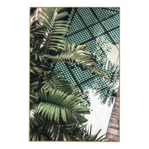 Tropical Pool Box Framed Canvas in 42 x 62cm by OzDesignFurniture, a Prints for sale on Style Sourcebook