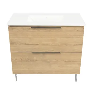 Hunter Plus Vanity On Legs 900 Centre Bowl Alpha Top by Timberline, a Vanities for sale on Style Sourcebook