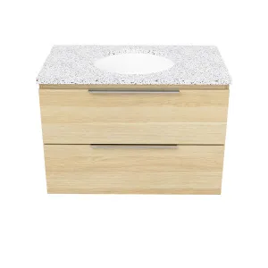Hunter Plus Vanity Wall Hung 750 Centre WG Basin SilkSurface UC Top by Timberline, a Vanities for sale on Style Sourcebook