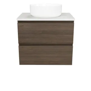 Hunter Plus Vanity Wall Hung 600 Centre WG Basin SilkSurface AC Top by Timberline, a Vanities for sale on Style Sourcebook