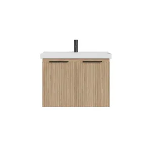 Wave Compact Vanity 750 Wall Hung or Floor Standing Door Only Ceramic Basin Top by Marquis, a Vanities for sale on Style Sourcebook