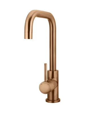 Meir | Round Kitchen Mixer Tap Curved by Meir, a Kitchen Taps & Mixers for sale on Style Sourcebook