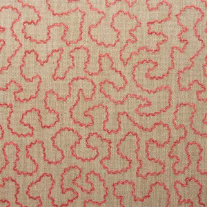 LF2388C Wiggle 2 Coral by Linwood, a Fabrics for sale on Style Sourcebook
