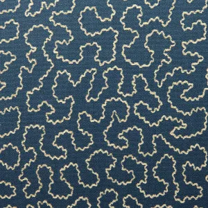 LF2388C Wiggle 9 Regal Blue by Linwood, a Fabrics for sale on Style Sourcebook