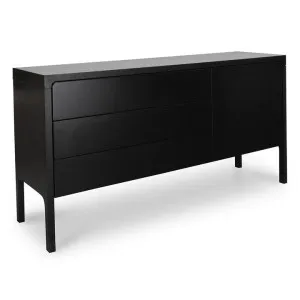Ex Display - Kelly Wooden Sideboard and Buffet - Black by Interior Secrets - AfterPay Available by Interior Secrets, a Sideboards, Buffets & Trolleys for sale on Style Sourcebook